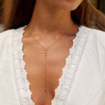 Hushmode - Crystal Eve Lariat Necklace 2