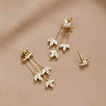 Hushmode - Crystal Waterfall Earrings 5