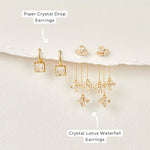 Hushmode - Crystal Waterfall Earrings 11