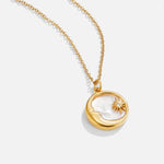 Hushmode - 'Dreaming in the Clouds' Moon & Star Necklace 1