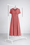 Hushmode - Short-sleeve V-Neck Dress 8