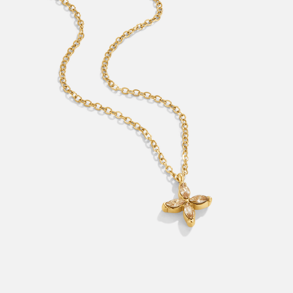 Hushmode - Crystal Petal Necklace