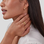 Hushmode - Eternity 18K Crystal Ring 7