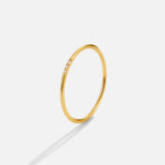 Hushmode - Eula Gold & Crystal Band Ring 5