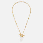 Hushmode - Eva Freshwater Pearl Gold Necklace 4