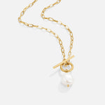 Hushmode - Eva Freshwater Pearl Gold Necklace 1