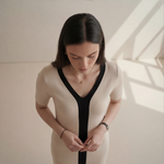 Hushmode - Contrast Knit dress 4
