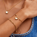 Hushmode - Gold Knot Chain Bracelet 6