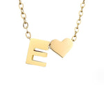 Hushmode - Forever Love & Letter Gold Necklace 13