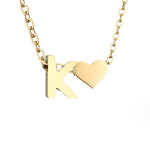 Hushmode - Forever Love & Letter Gold Necklace 19