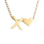Hushmode - Forever Love & Letter Gold Necklace 32