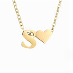 Hushmode - Forever Love & Letter Gold Necklace 27