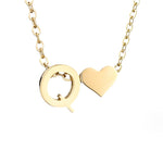 Hushmode - Forever Love & Letter Gold Necklace 25