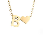 Hushmode - Forever Love & Letter Gold Necklace 10