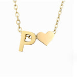 Hushmode - Forever Love & Letter Gold Necklace 24