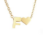 Hushmode - Forever Love & Letter Gold Necklace 14
