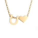 Hushmode - Forever Love & Letter Gold Necklace 29