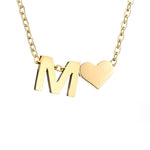 Hushmode - Forever Love & Letter Gold Necklace 21