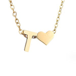 Hushmode - Forever Love & Letter Gold Necklace 28