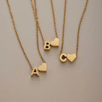 Hushmode - Forever Love & Letter Gold Necklace 6