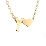 Hushmode - Forever Love & Letter Gold Necklace 33