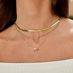 Hushmode - Forever Love & Letter Gold Necklace 7