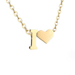 Hushmode - Forever Love & Letter Gold Necklace 17