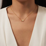 Hushmode - Forever Love & Letter Gold Necklace 2