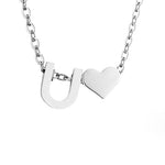 Hushmode - Forever Love & Letter Silver Necklace 26