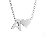 Hushmode - Forever Love & Letter Silver Necklace 6