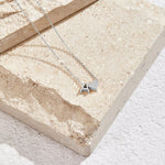 Hushmode - Forever Love & Letter Silver Necklace 4