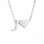 Hushmode - Forever Love & Letter Silver Necklace 15