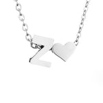 Hushmode - Forever Love & Letter Silver Necklace 31