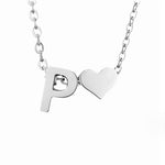 Hushmode - Forever Love & Letter Silver Necklace 21