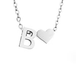Hushmode - Forever Love & Letter Silver Necklace 7