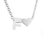 Hushmode - Forever Love & Letter Silver Necklace 11