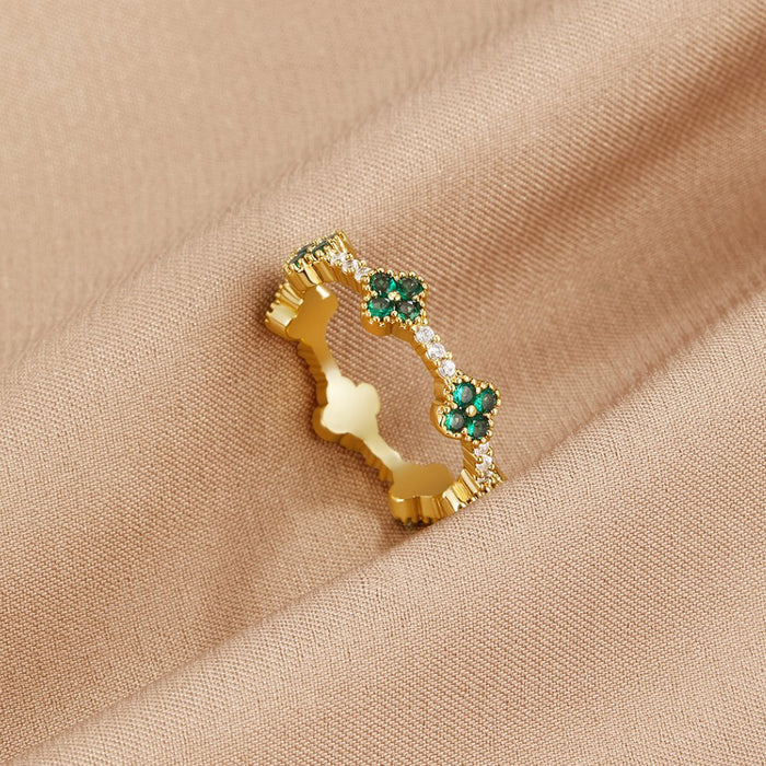 Hushmode - Four Leaf Clover Ring