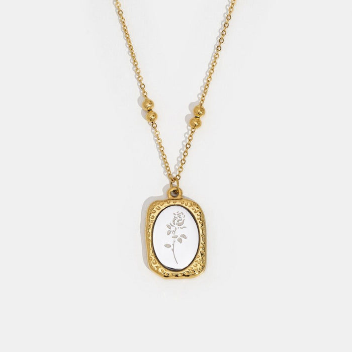 Hushmode - Fragile Love Rose Necklace