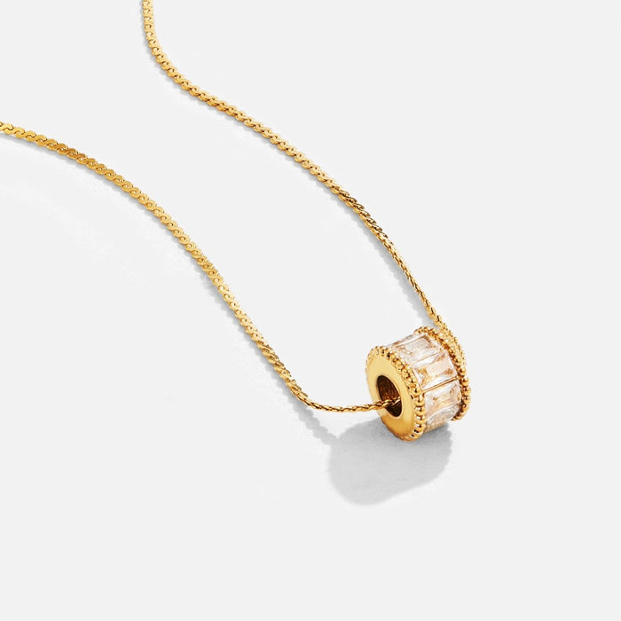 Hushmode - Crystal 18K Gold Necklace