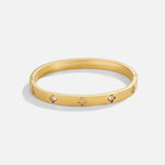 Hushmode - Gold Clover Bangle 1