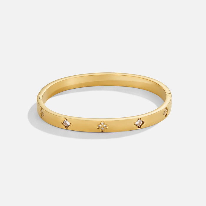 Hushmode - Gold Clover Bangle