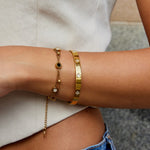 Hushmode - Gold Clover Bangle 3