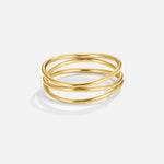 Hushmode - Gold Infinity Loop Ring 1