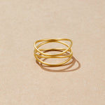 Hushmode - Gold Infinity Loop Ring 4