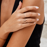 Hushmode - Gold Leaf Ring 2