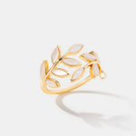 Hushmode - Gold Leaf Ring 1