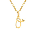 Hushmode - Gold Letter Heart Necklace 22