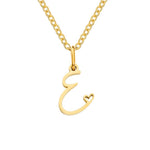 Hushmode - Gold Letter Heart Necklace 12