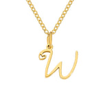 Hushmode - Gold Letter Heart Necklace 30