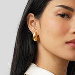 Hushmode -  Gold Teardrop Earrings 2
